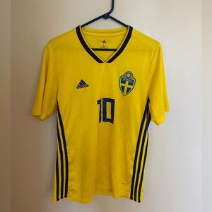 Adidas Zlatan Ibrahimovic Sweden Jersey Size Medium
